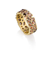 Todd Reed ring made with 18k yellow gold, and fancy cut natural burgundy diamonds (3.74ct)